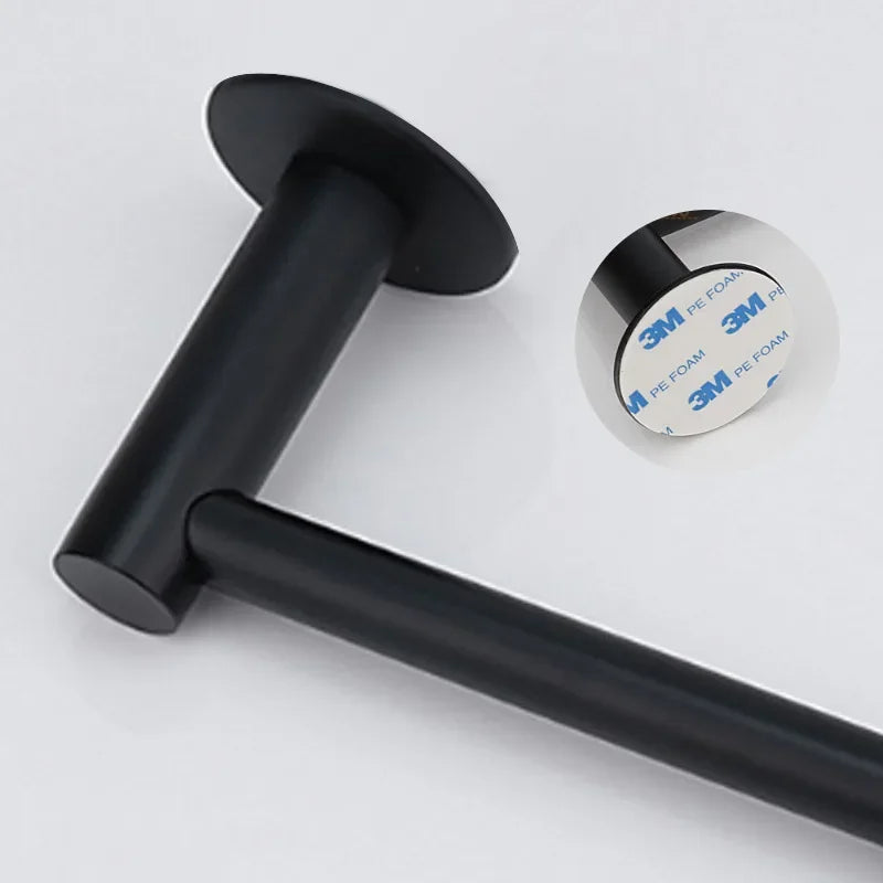 304 Stainless Steel Bathroom Matte Black Toilet Paper