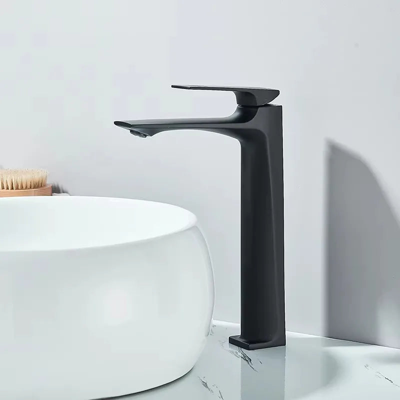 Zappo Gold Waterfall Faucet Roman Handheld Shower Deck