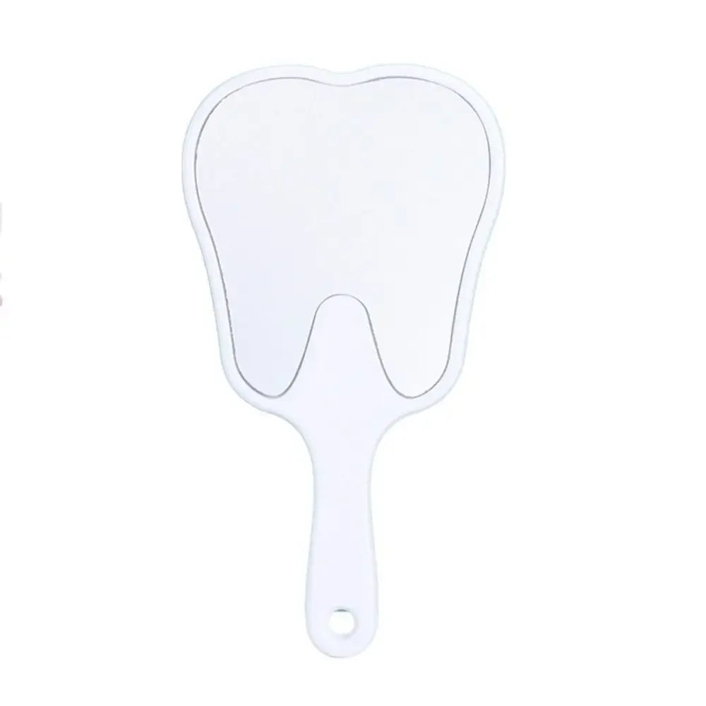 Plastic Tooth-Shaped Mirror Durable Lightweight High-Definition