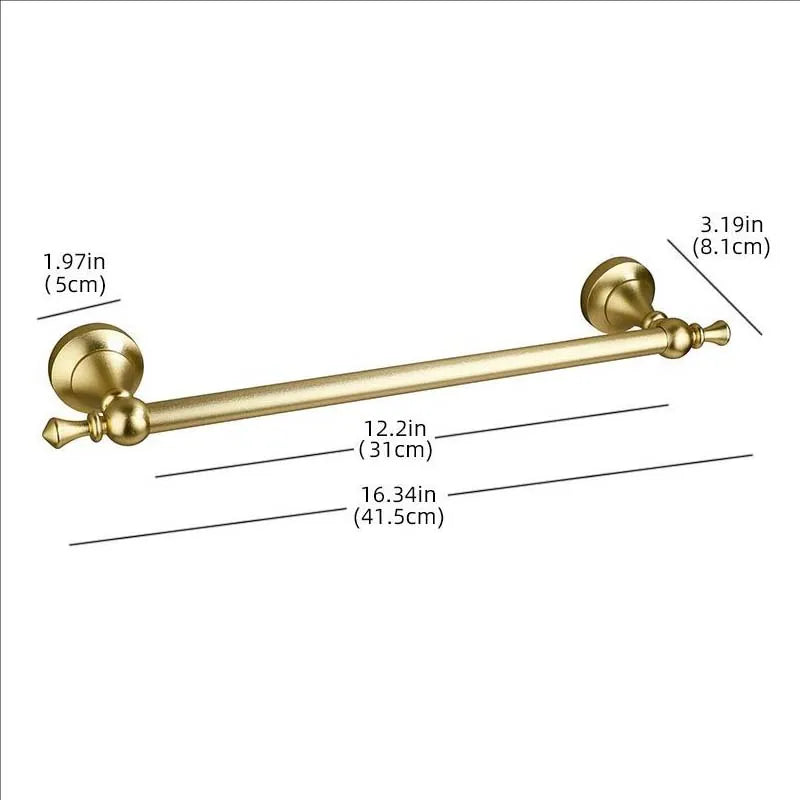 Mosa Gold Stainless Steel Bathroom Hardware Towel Bar