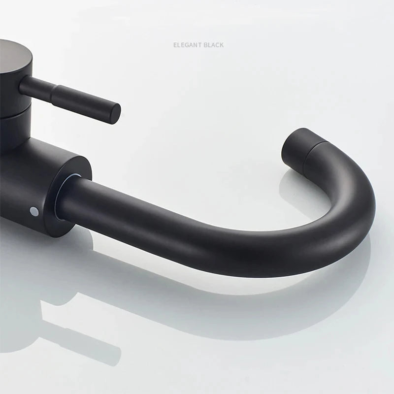 304 Stainless Steel Bathroom Basin Faucet Cold Wash