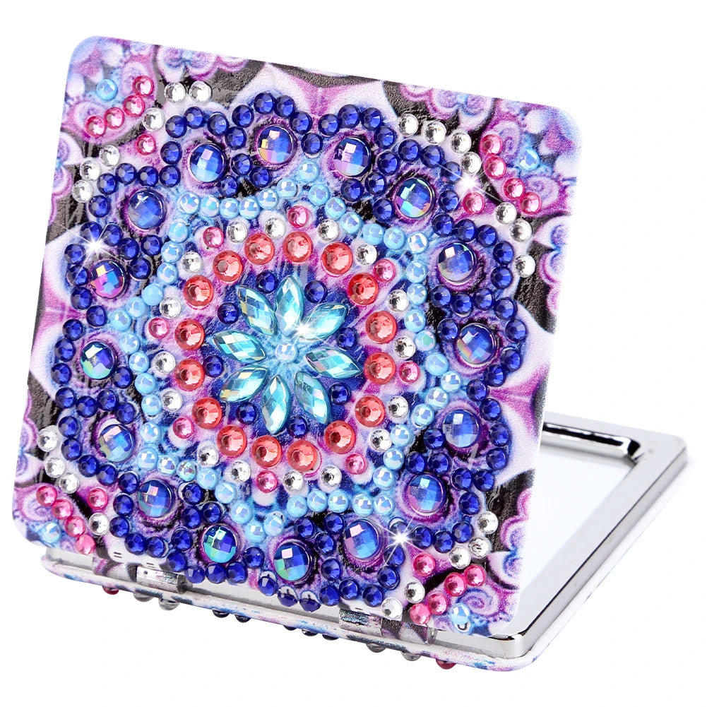 Diy Diamond Art Mosaic Makeup Mirror Cross Stitch