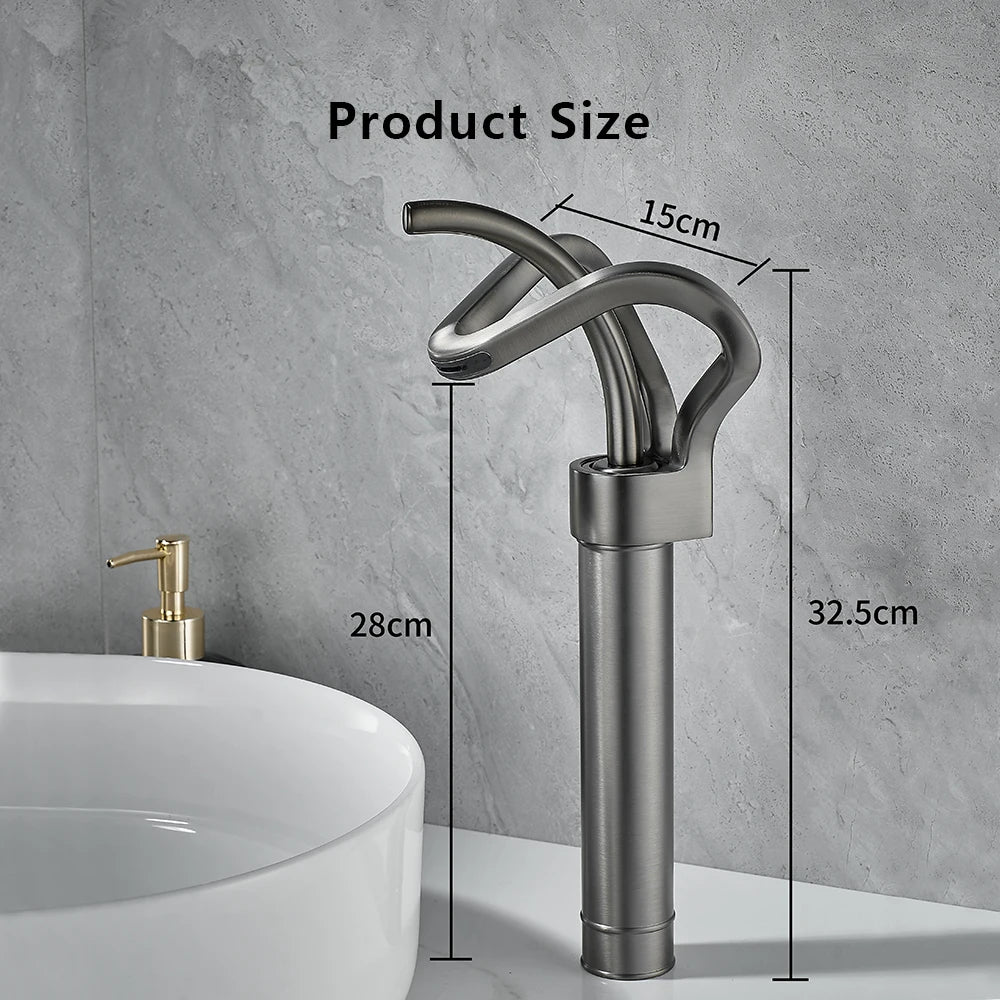 Black Gold Basin Faucet Bathroom Washbasin Water Mixer