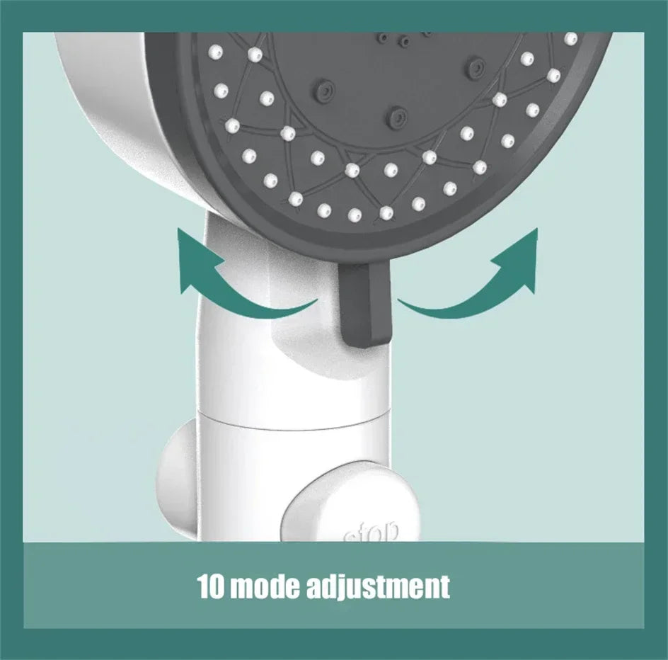 High Pressure Shower Head Handheld Bathroom Shower Filter