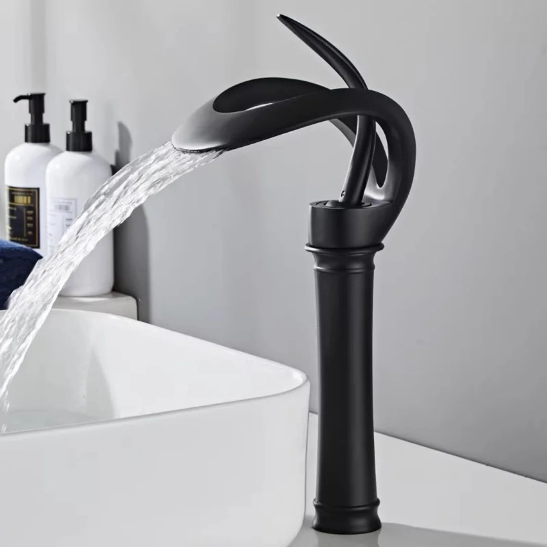 Brushed Gold Bathroom Faucet Brass Rose Gold Bathroom