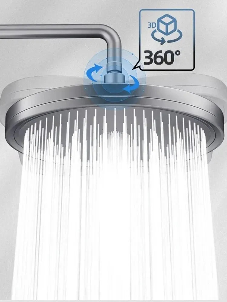 Modes Rainfall Shower Head Bathroom High Pressure Top
