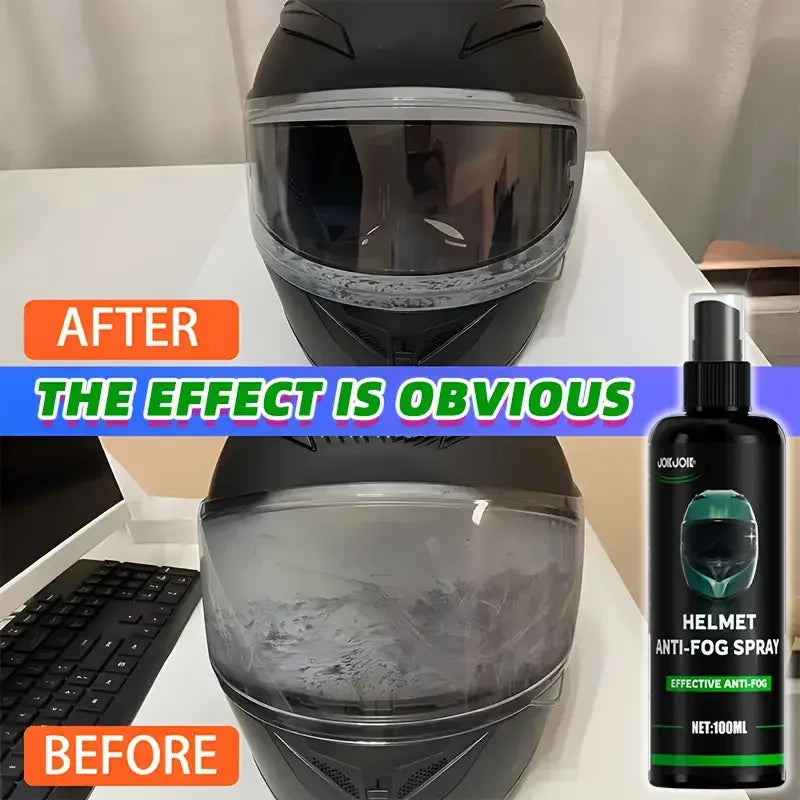 Anti-Fog Spray 100ml- Motorcycle Helmet Visor Car Windshield