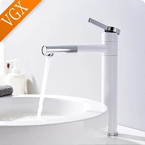 Vgx Luxury Gold Bathroom Faucets High Basin Mixer