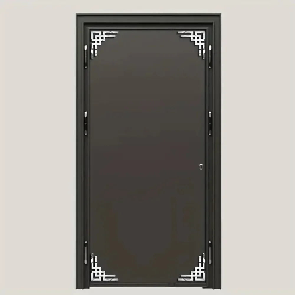 8/4pcs Acrylic Mirror Sticker Corner Onlay Hollow Stickers