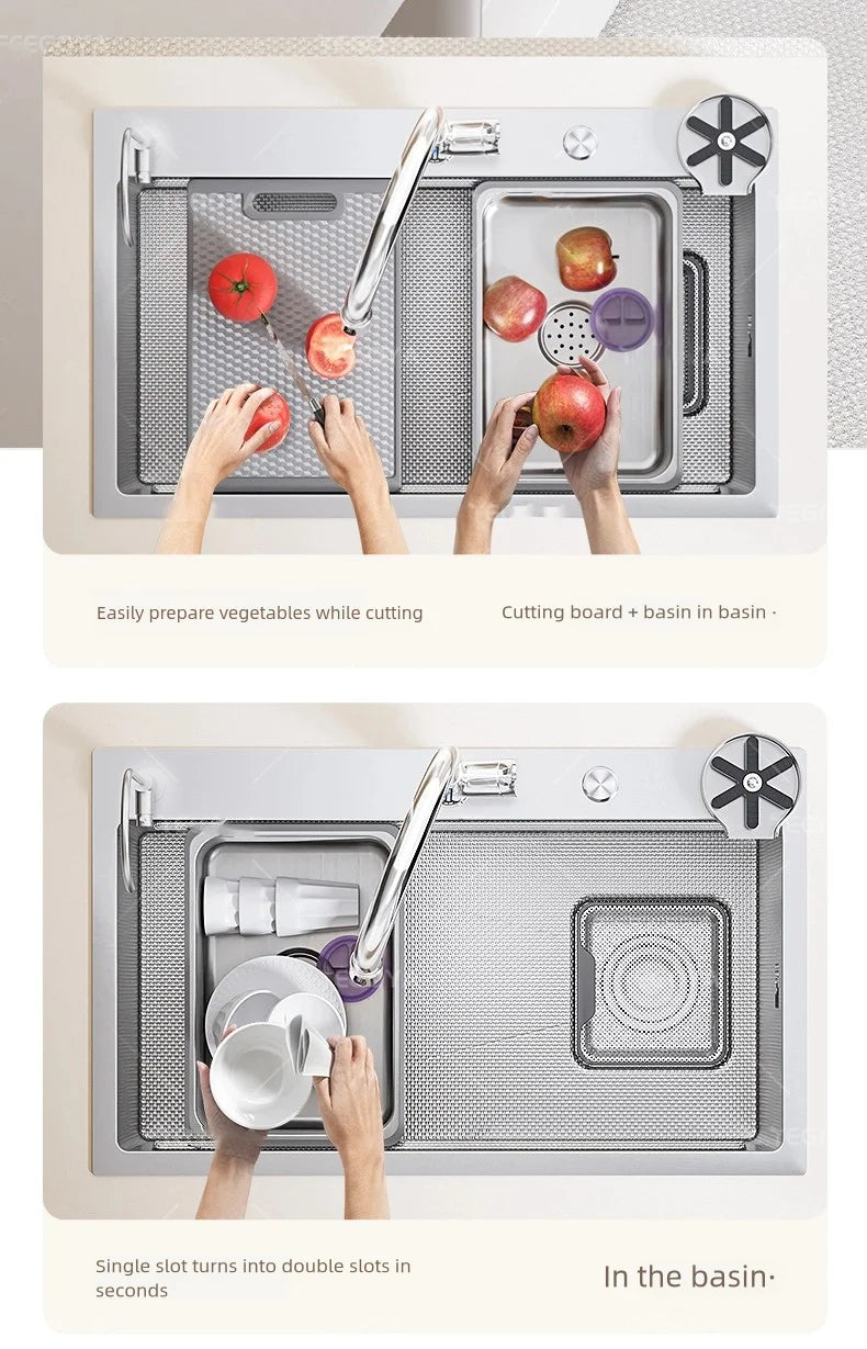 316l Stainless Steel Sink Food Grade Large Slot