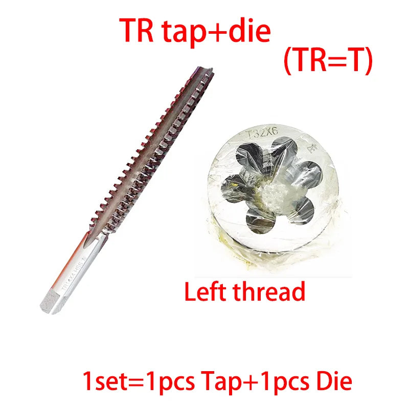 1set Left/Right Trapezoid Taps Round Die Tr 10