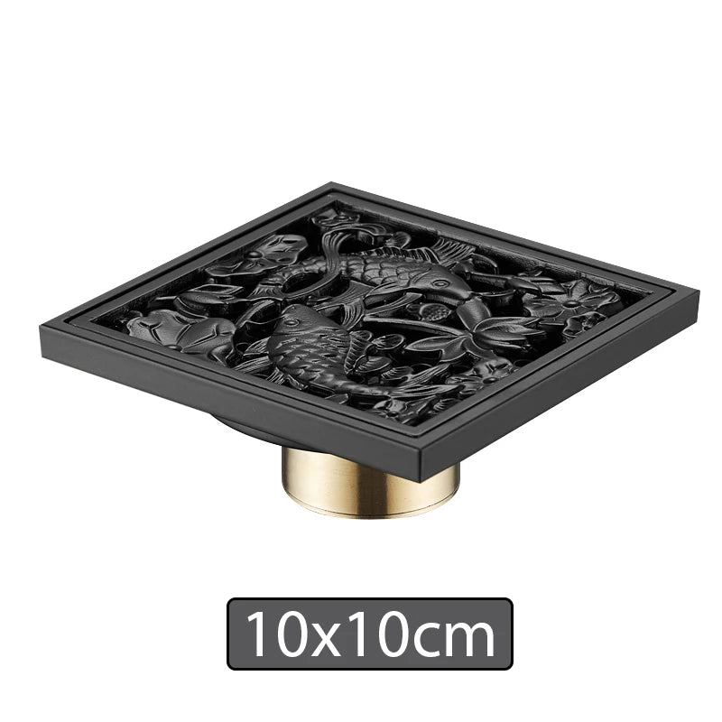 Brass Shower Drain Bathroom Floor Drain Washing Machine