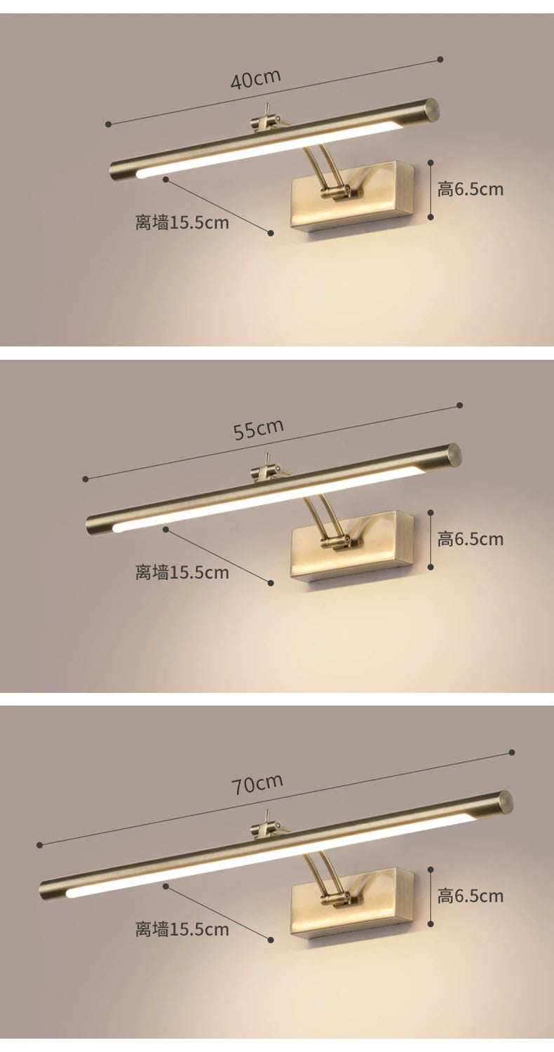 Bathroom Vanity Led Wall Lamp Picture Light Warerproof