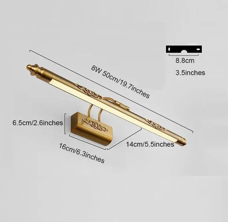 15 27 Inch Arch U-Shaped Smart Bathroom Mirror
