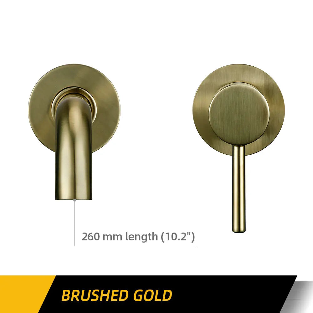 Bagnolux Ronda Stainless Steel Solid Brass Trim Taps