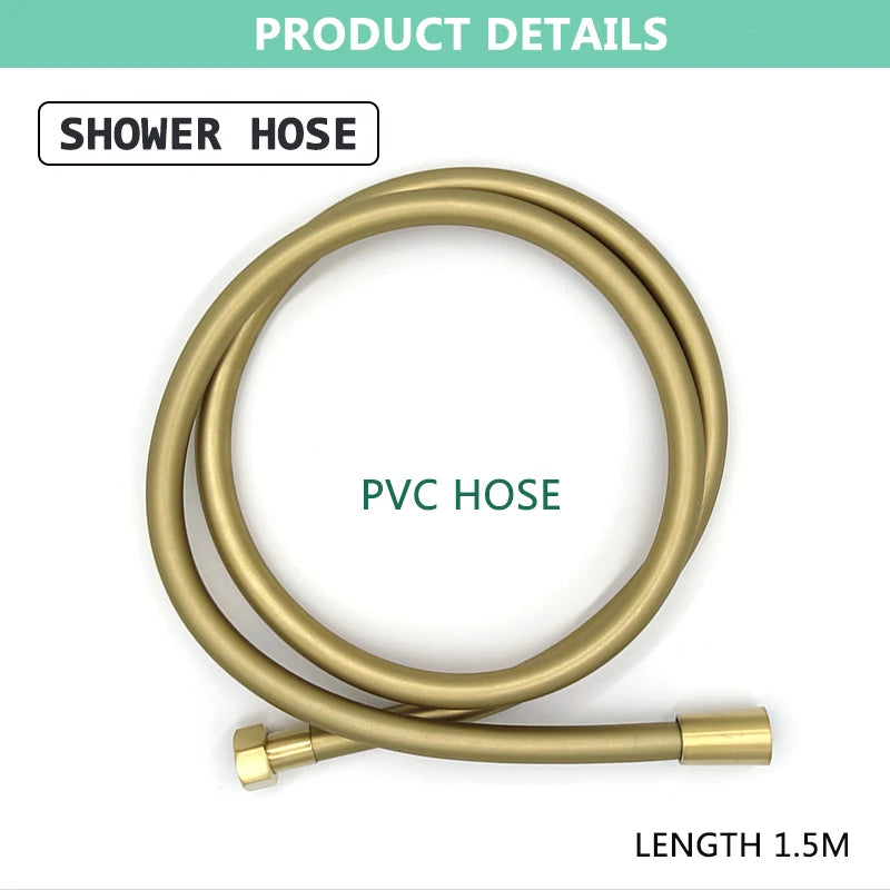 Brushed Rose Gold Bidet Sprayer Concealed Button Brass