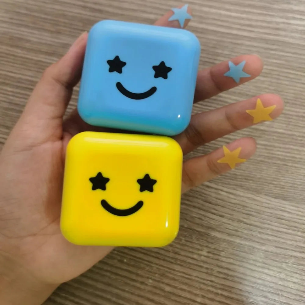 Cute Colored Star Decoration Stickers - Water-Based Gel