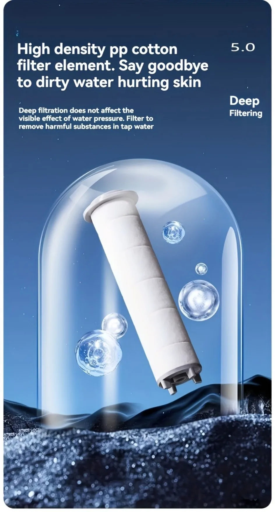 Modes Bathroom Shower Head High Pressure Powerful Rain