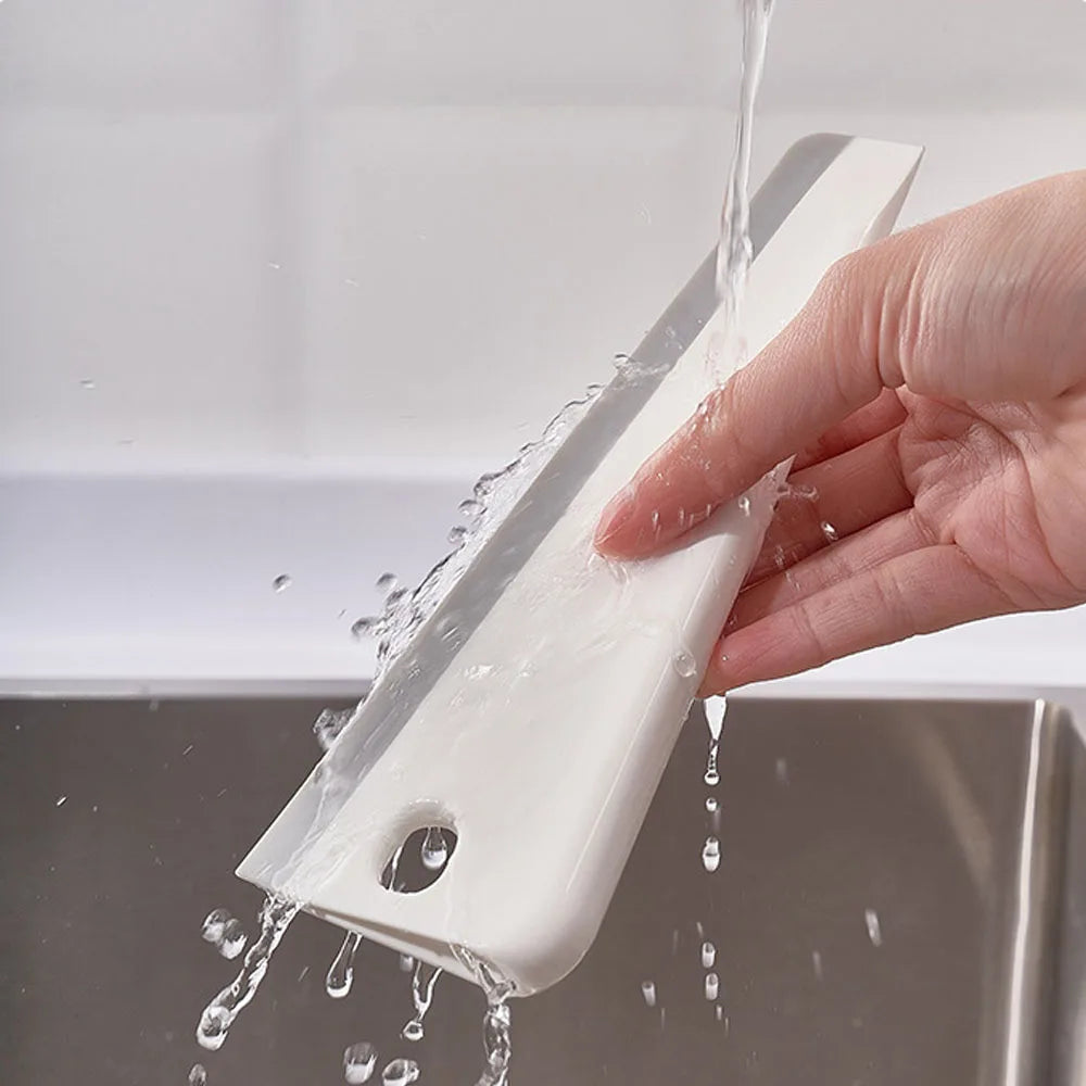 Piece/2 Squeegee Handheld Glass Wiper Bathroom Mirror Scraper