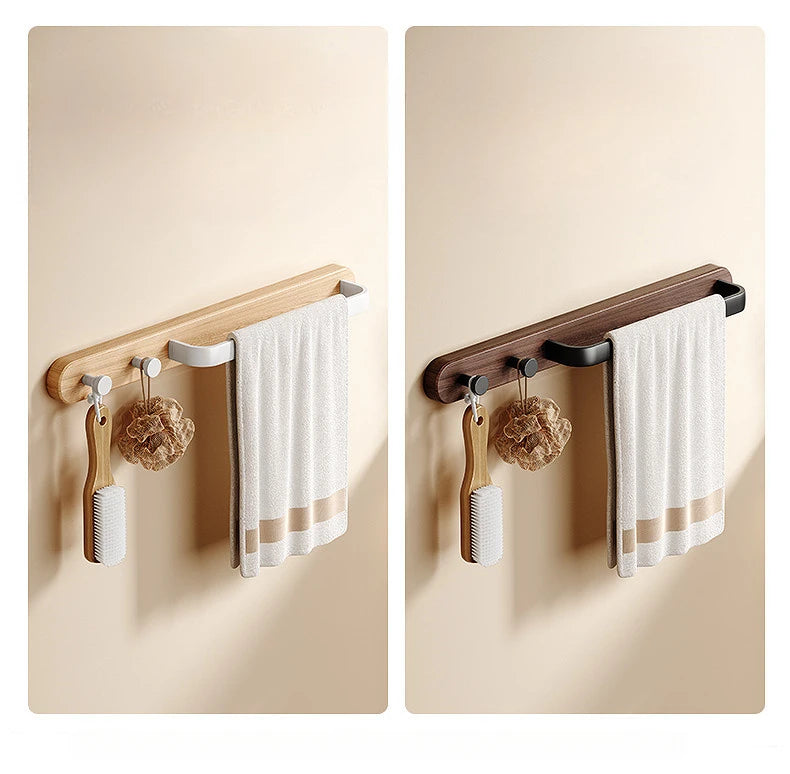 Bathroom Towel Holder Wall Mounted Towel Rack Shower