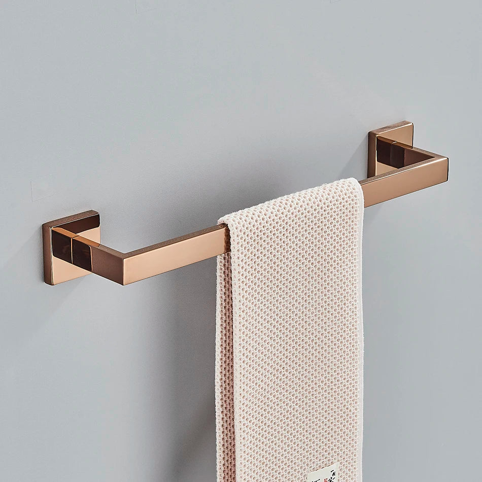 Bathroom Hardware Rose Gold Polish Shiny Bathrobe Hook