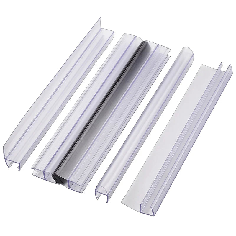 6/8/10/12mm Shower Screen Seal Strip Pvc Frameless Glass