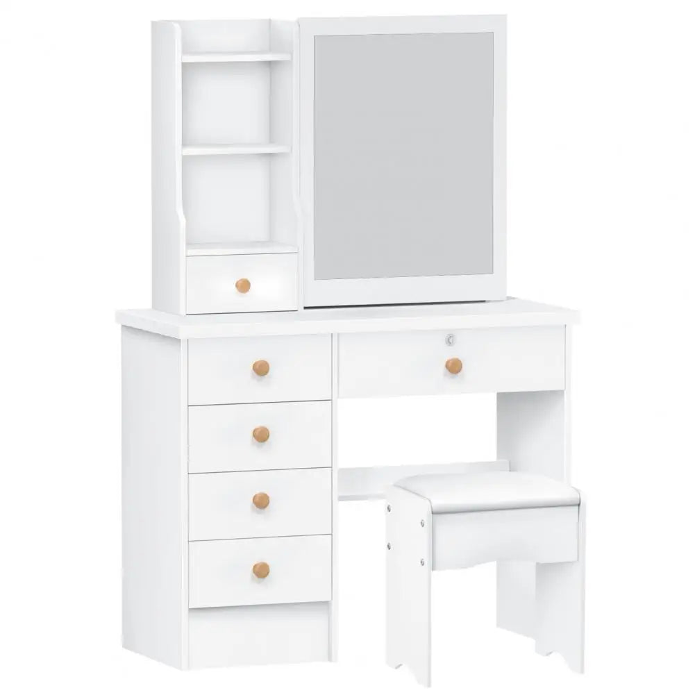 Makeup Vanities Vanity Desk Sliding Mirror Bedroom Dressing