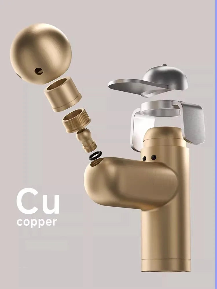 Lovely Dog Basin Faucet Cold Bathroom Lever Brass