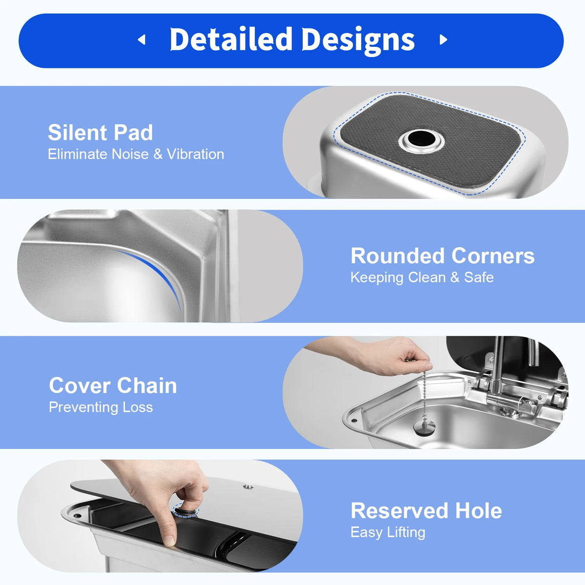 Rv Sink Caravan Sink Camper Basin Bowl Hand