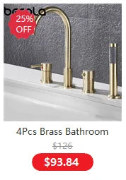 Becola Wall Mounted Faucet Spout Square Round Brass