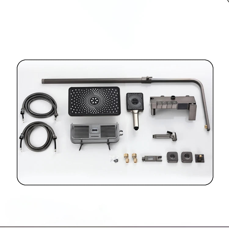 Smart Thermostatic Digital Bathroom Shower 12 Inch Rainfall