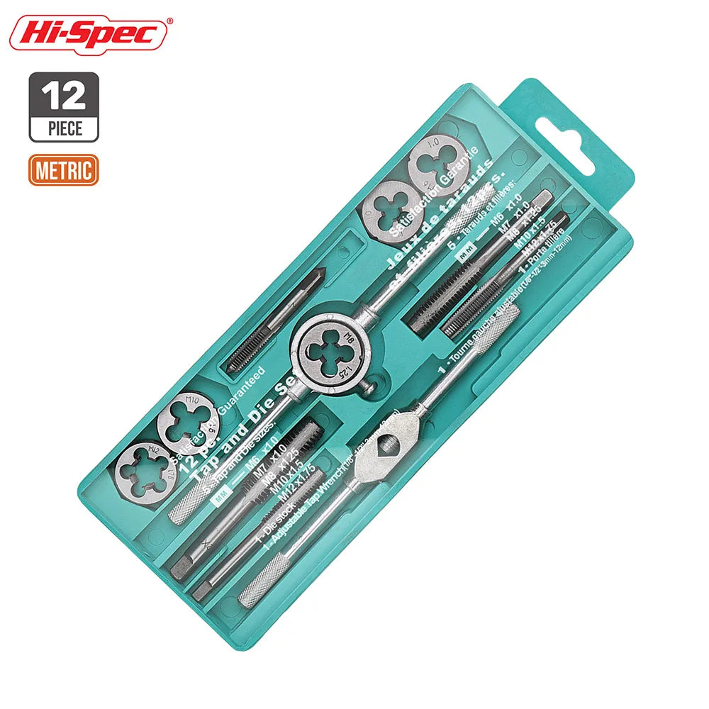 Hi-Spec Mechanic Official Store Tap Die Thread Kit