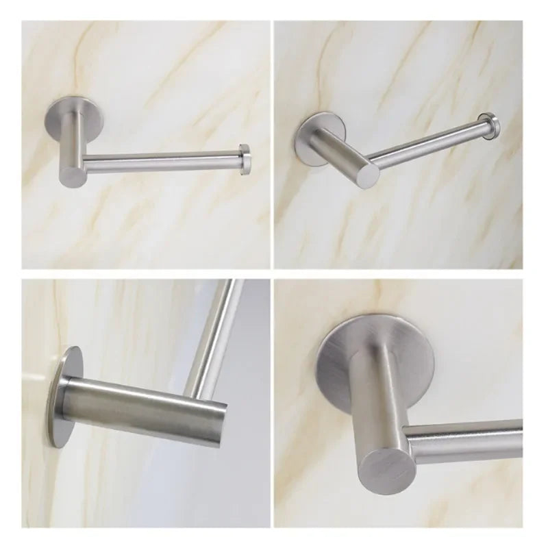 304 Stainless Steel Bathroom Matte Black Toilet Paper