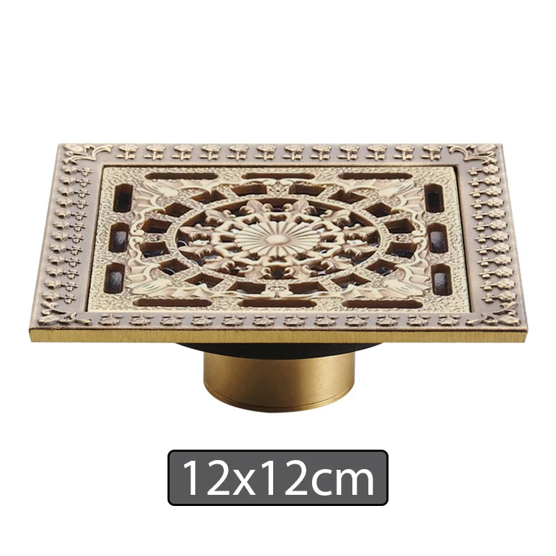 Brass Shower Drain Bathroom Floor Drain Washing Machine