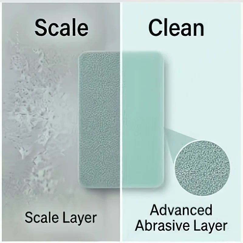 4pcsglass Scale Remover Magic Cleaning Brush Bathroom Mirror