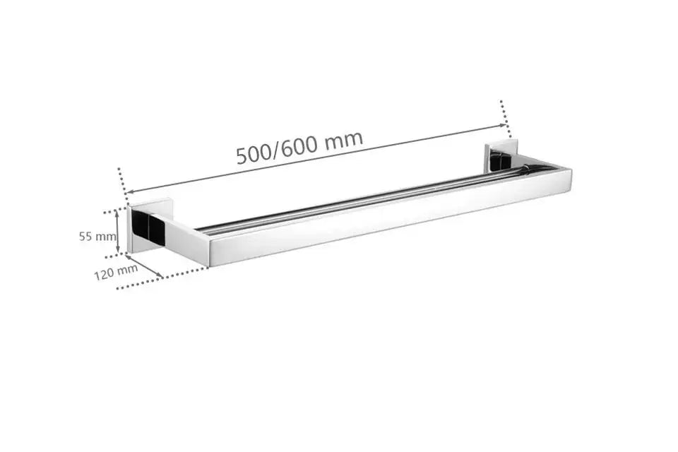 Stainless Steel Bathroom Brushed Nickel Towel Rack Toilet