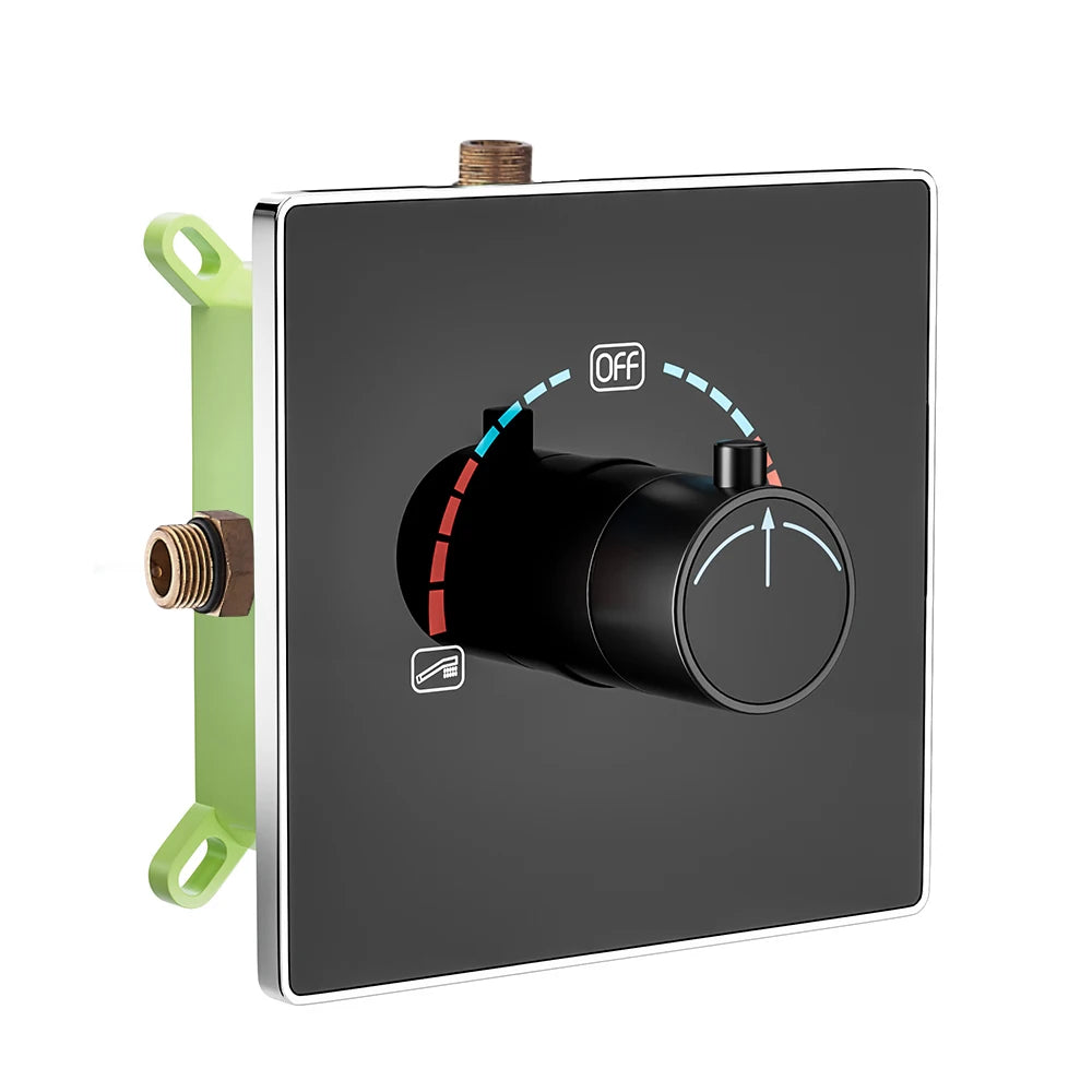Solid Brass Valve Concealed Thermostat Trim Two Or