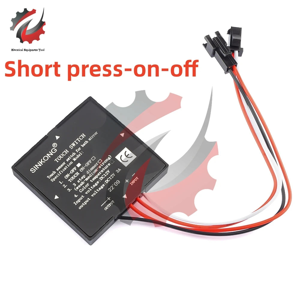 Dc 5-12v Bathroom Mirror Switch Led Inductive Dimming