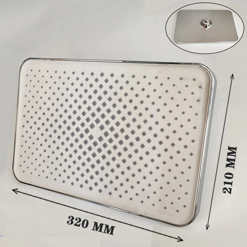 320mm Big Panel Supercharge Waterfall Shower Head Modes
