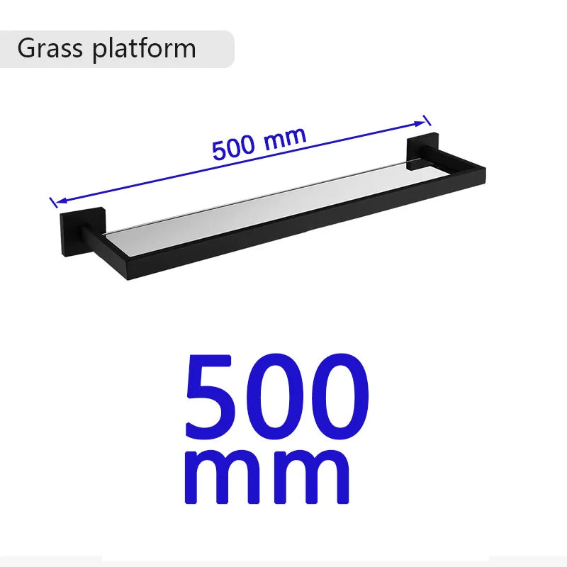 Matte Black Bathroom Hardware 304 Stainless Steel Towel