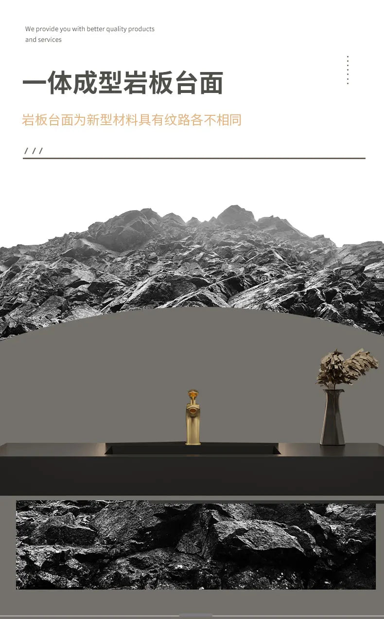 Designer Customized High-End Villa Light Luxury Rock Slab