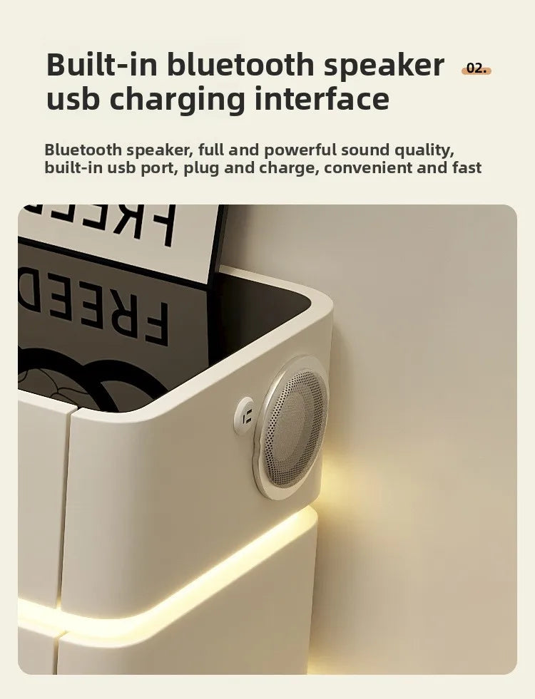 Modern Dressing Table Vanity Desk Wireless Charge Station