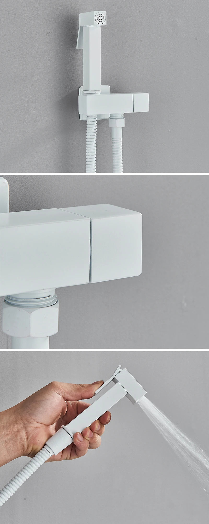 Brass Bidet Faucet Cold Water Tap Handheld Bidet