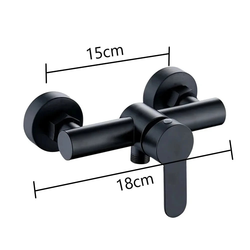 304 Stainless Steel Bathroom Shower Faucet Wall Mounted