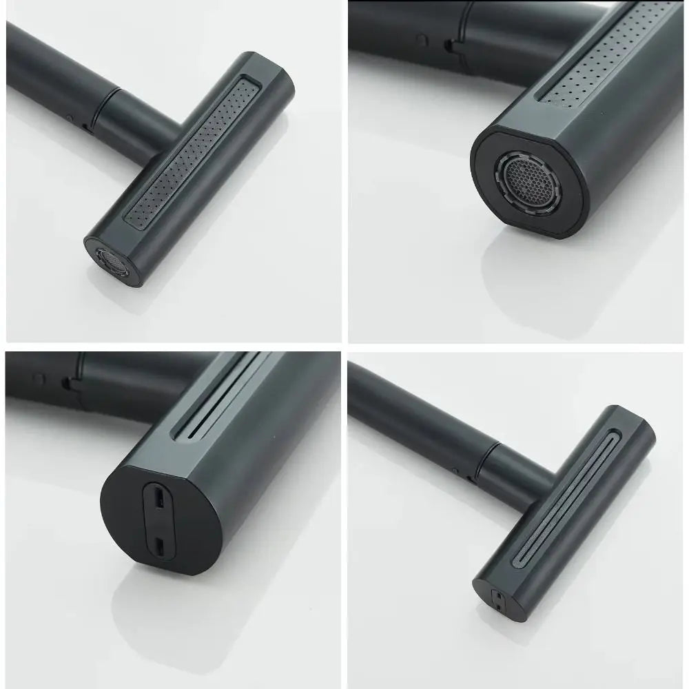 Rotation Function Stainless Steel Faucet Handle Modes Waterfall