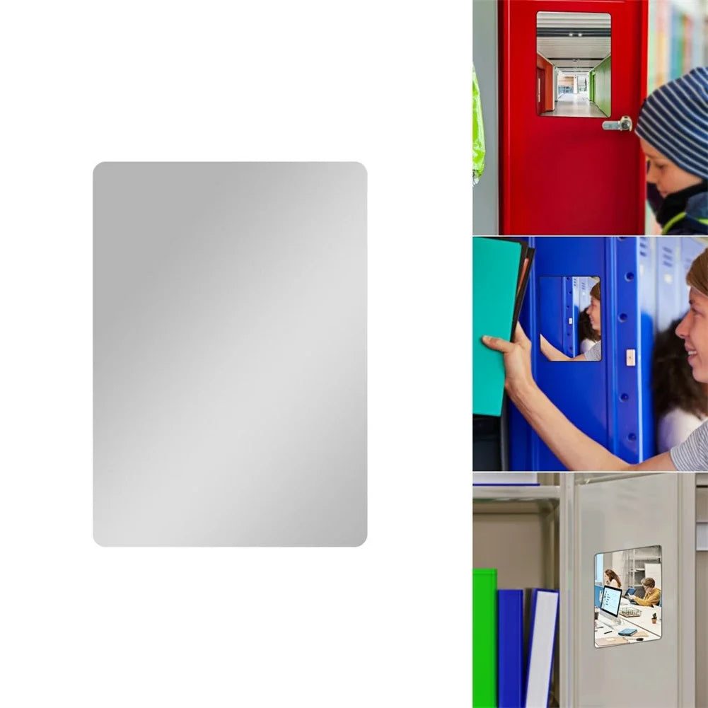 5x7in Rectangle Magnetic Locker Mirror Magnetic Mirror School
