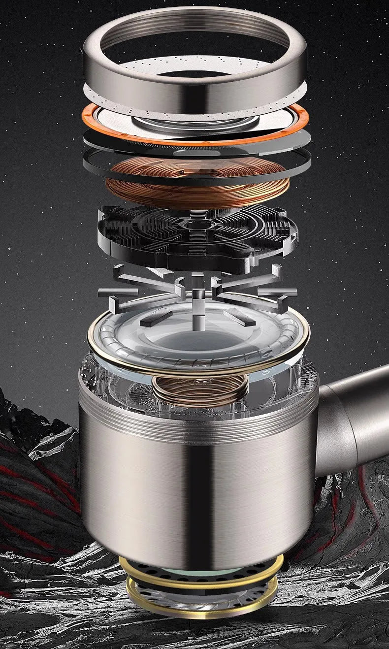 304 Stainless Steel Filter Pressure-Boosting Adjustable Handheld