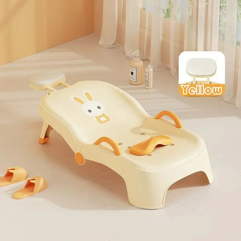 Foldable Children Hair Washing Recliner Baby Shampoo Bed