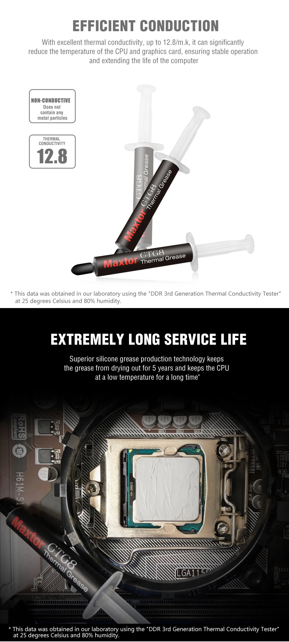 Maxtor Ctg8 12 8w/Mk Thermal Paste High Performance