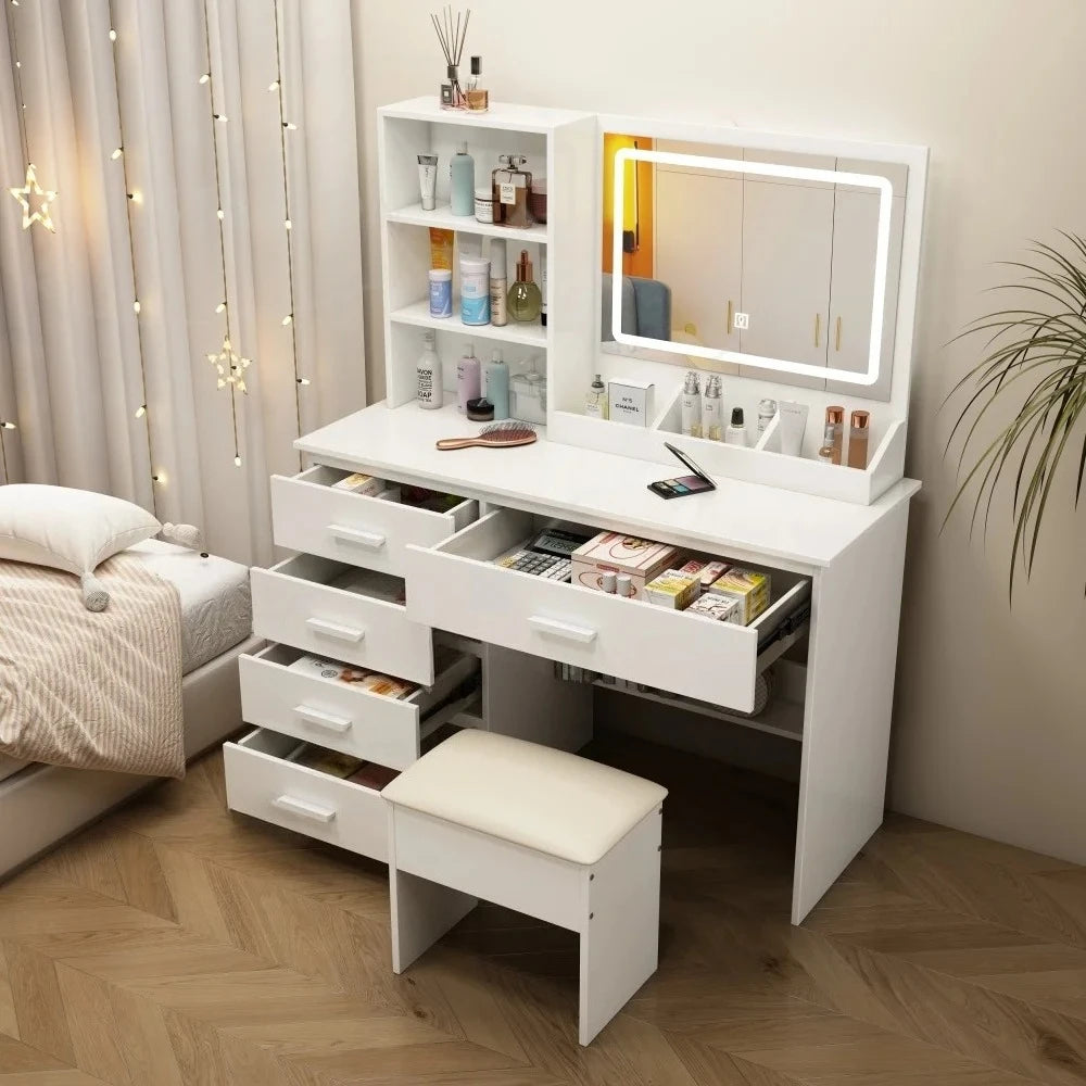 Luxury Design Stylish Makeup Dresser Antique Bedroom Dressing